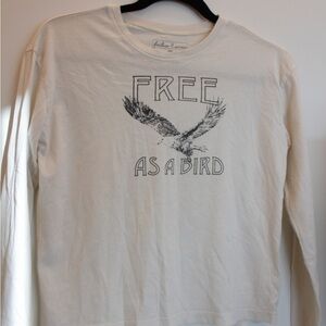 Freedom Eagle Kids Long Sleeve Tee - White